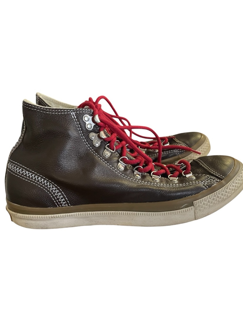 Converse All Star Chuck Taylor City Hiker Hi Brown Leather Men Sz 10  women 12